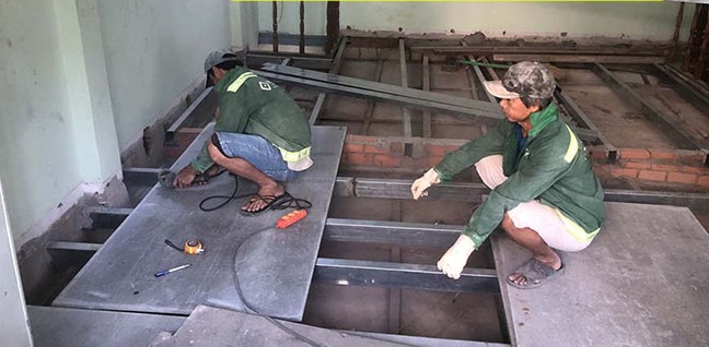 cải tạo nhà 1 tầng thành nhà 2 tầng