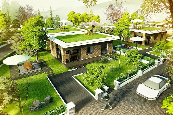 Thi Công Thiết Kế Cảnh Quan Hạnh Phúc Xanh