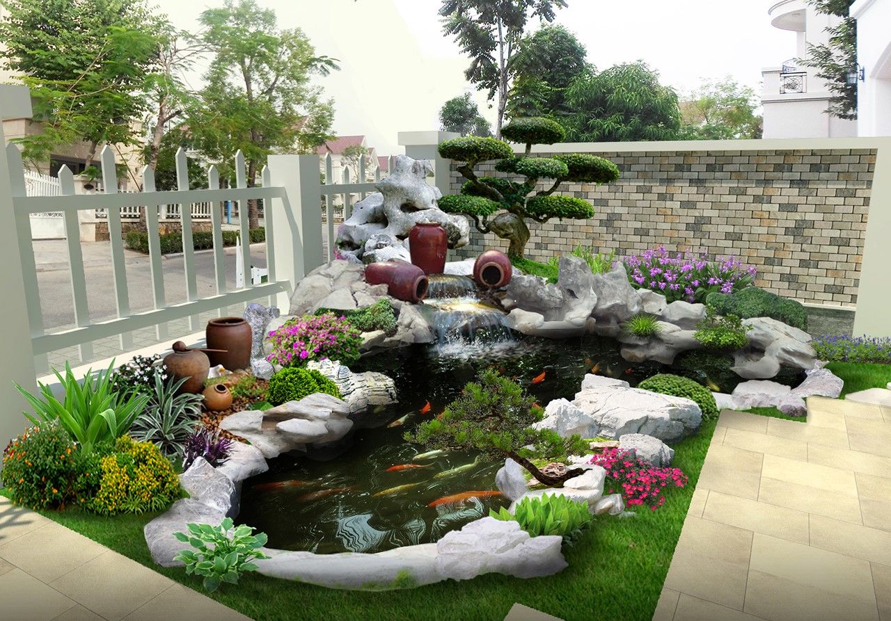 Hồ cá Koi 3 Hồ cá Koi 3